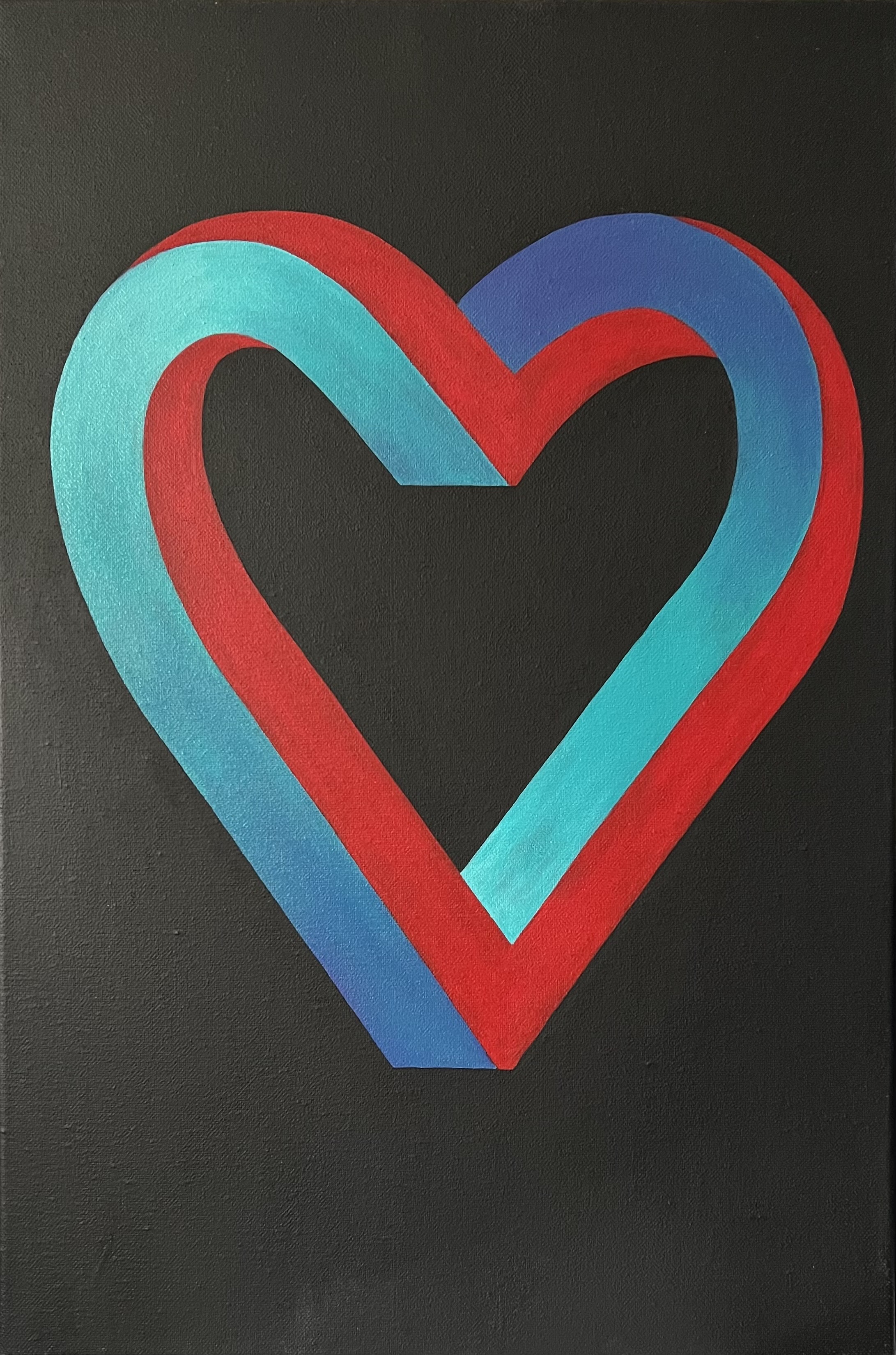 Resonance — acrylic on canvas, 2026